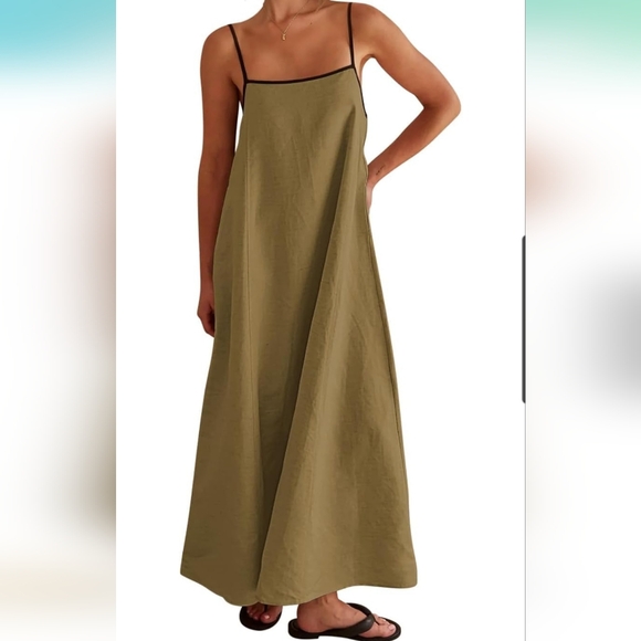 Small Senllen womens dress ginger yellow chartreuse NWT - Picture 3 of 4